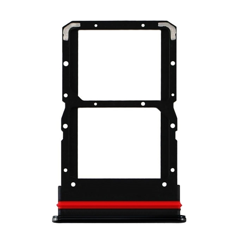 Dual SIM Tray for Xiaomi Mi Note 10 Lite  - Color: Black