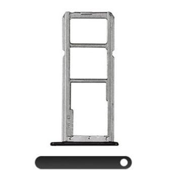 SIM Tray for Motorola G6 PLAY - Color: Black