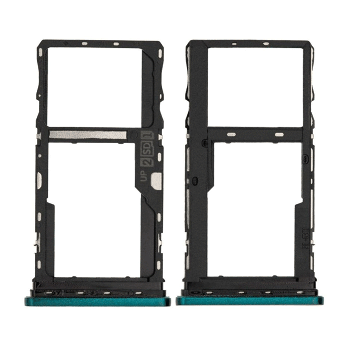 SIM Tray for Motorola G9 PLAY - Color: Green