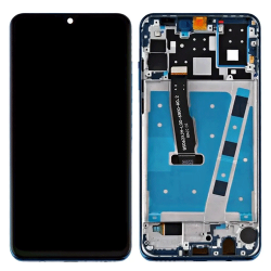 OLED Οθόνη LCD με Μηχανισμό Αφής και Πλαίσιο για Huawei P30 - Χρώμα: Μπλέ