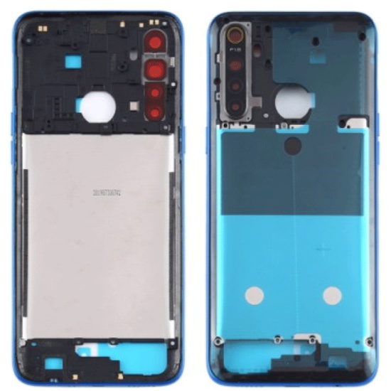 Μεσαίο Πλαίσιο Middle Frame για Realme 5 - Χρώμα: Μπλέ