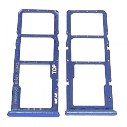 Υποδοχή κάρτας SIM Tray για Samsung Galaxy M51 -  Χρώμα: Μπλε