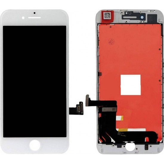Οθόνη LCD OSG με Μηχανισμό Αφής για iPhone 8 Plus - Χρώμα: Λευκό