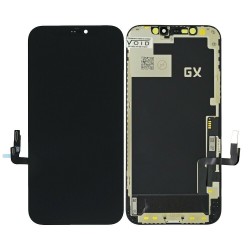 Οθόνη LCD GX Hard OLED με Μηχανισμό Αφής για iPhone 12 / 12 Pro - Χρώμα: Μαύρο