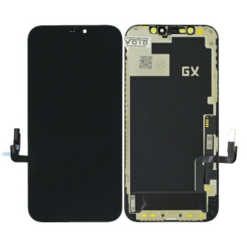 LCD GX Hard OLED and touch screen for iPhone 12 / 12 Pro - color: Black