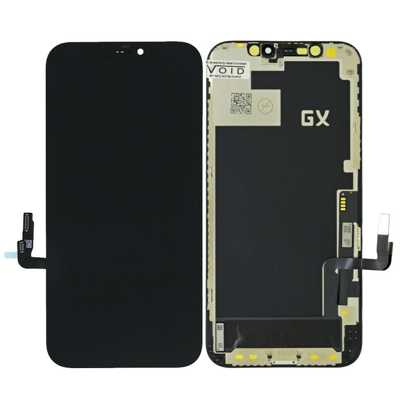 LCD GX Hard OLED and touch screen for iPhone 12 / 12 Pro - color: Black