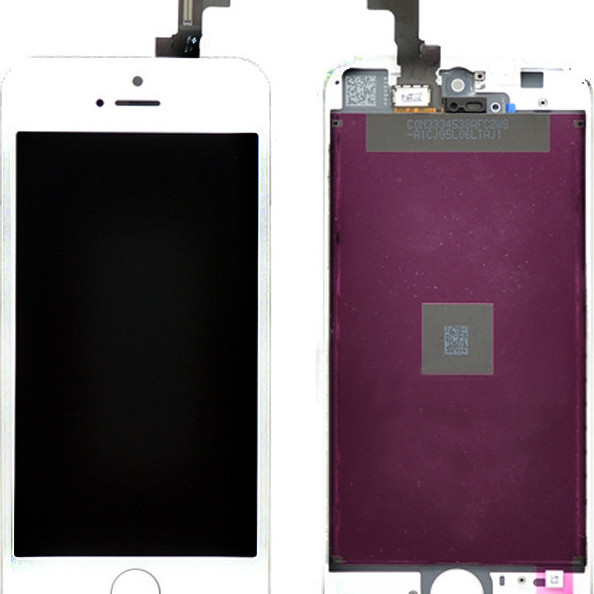 LCD OSG and touch screen for iPhone 5s - color: White