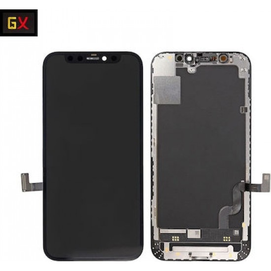 Οθόνη LCD GX Hard OLED με Μηχανισμό Αφής για iPhone 12 mini - Χρώμα: Μαύρο Οθόνη LCD GX Hard OLED με Μηχανισμό Αφής για iPhone 12 mini - Χρώμα: Μαύρο