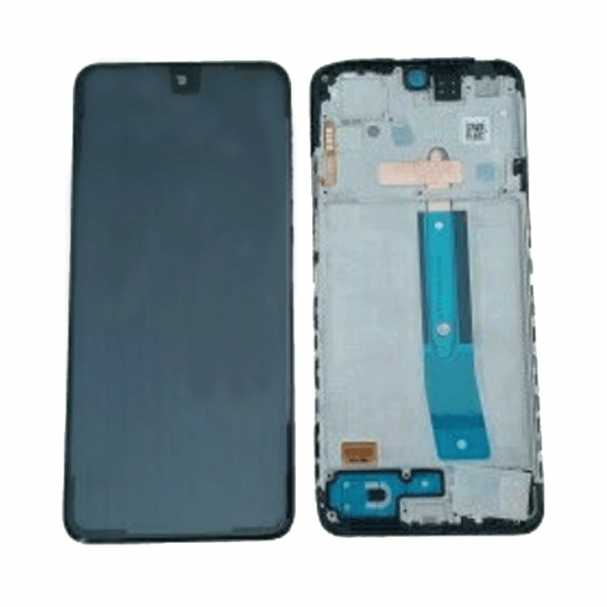 Οθόνη LCD με Μηχανισμό Αφής με Πλαίσιο για Xiaomi Redmi Note 11 5G - Χρώμα: Μαύρο