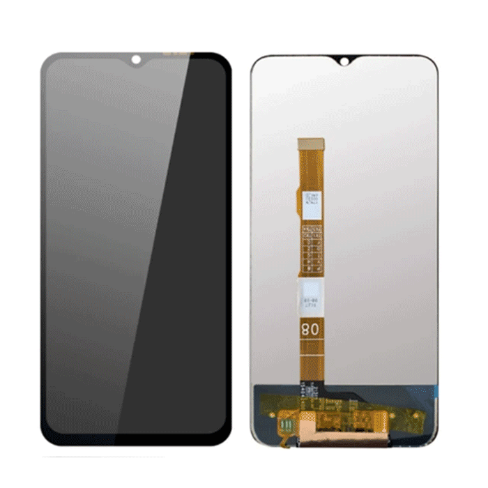 LCD Screen with Touch Mechanism for Vivo Y76   - Color: Black