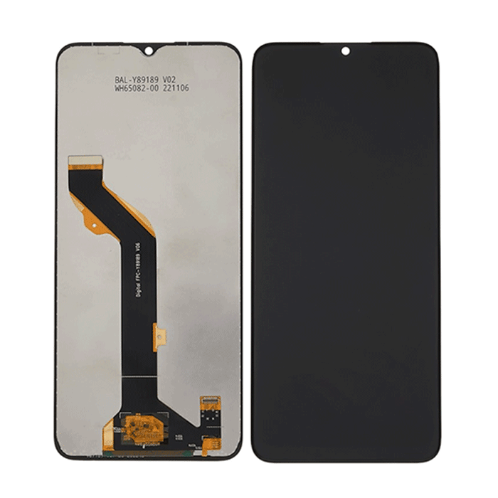 LCD Screen with Touch Mechanism for TCL 408 - Color: Black