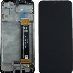Incell Οθόνη LCD με Μηχανισμό Αφής με Πλαίσιο για Samsung Galaxy A23 4G A235F  - Χρώμα: Μαύρο