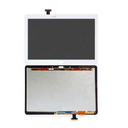 Οθόνη LCD με Μηχανισμό Αφής για Samsung Galaxy Note 10.1 2014 P600/P601/P605 - Χρώμα: Λευκό