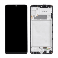 Incell Οθόνη LCD με Μηχανισμό Αφής με Πλαίσιο για Samsung Galaxy A22 4G A225  - Χρώμα: Μαύρο