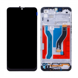 OCG Οθόνη LCD με Μηχανισμό Αφής και Πλαίσιο για Samsung A10s A107F - Χρώμα: Μαύρο