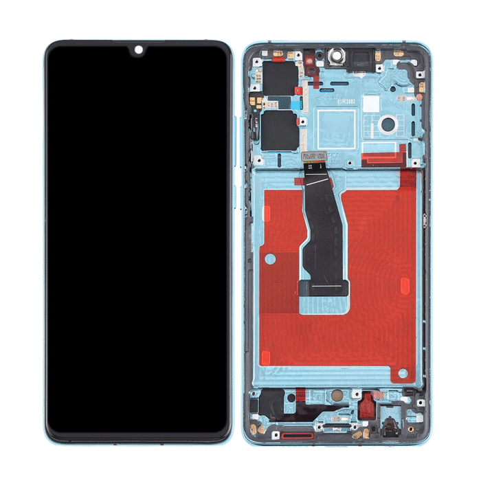 LCD and touch screen with frame for Huawei P30 Pro - color: Twilight