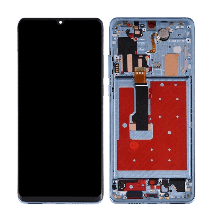 LCD and touch screen with Frame for Huawei P30 Pro - Color: Breathing Crystal