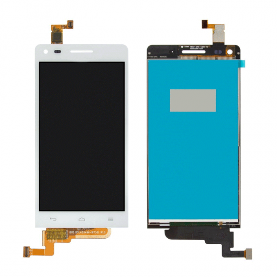 Οθόνη LCD με Μηχανισμό Αφής για Huawei Ascend G6 - Χρώμα: Λευκό