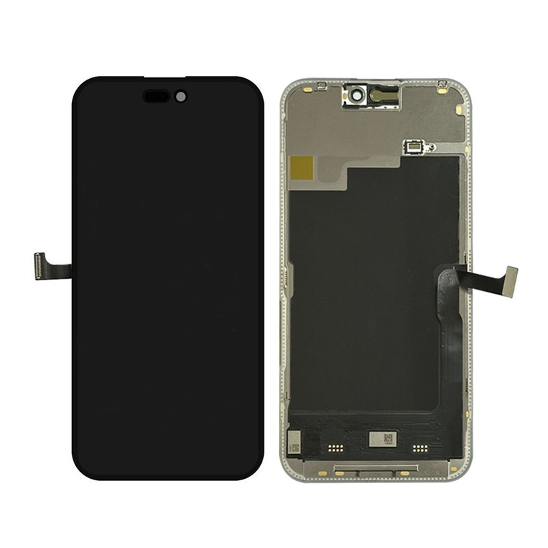 LCD SOFT OLED and touch screen for iPhone 15 PRO MAX - color: Black