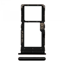 Υποδοχή κάρτας SIM Tray για TCL 20L  - Χρώμα: Μαύρο