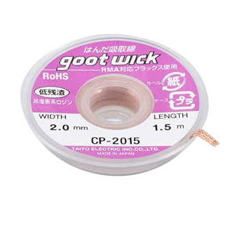 GOOT WICK CP-2015 Soldering Wick  2.0mm 1.5m
