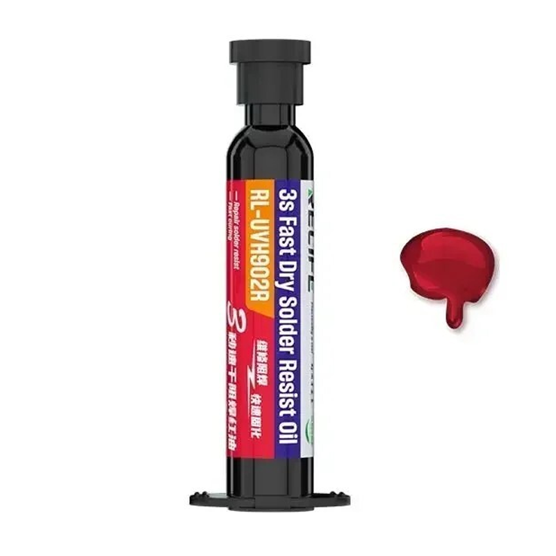 RELIFE RL-UVH902R 3S quick dry solder mask red
