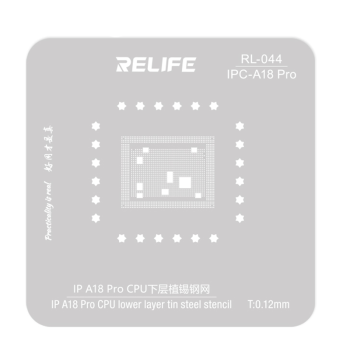 RELIFE RL-044 IPC-A18 Pro steel stencil/0.12MM