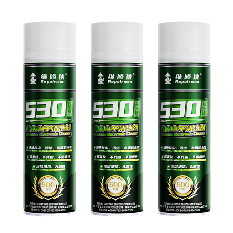 530 Precision Electronic Cleaner 3 bottle packing