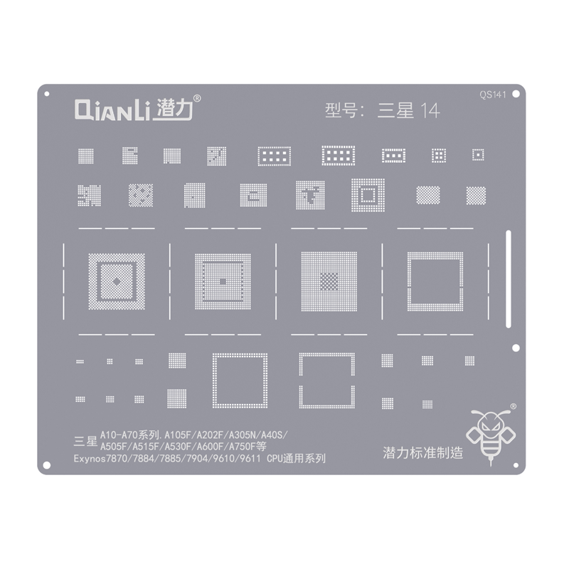 Qianli QS141 Stencil for Samsung Galaxy A10-A70