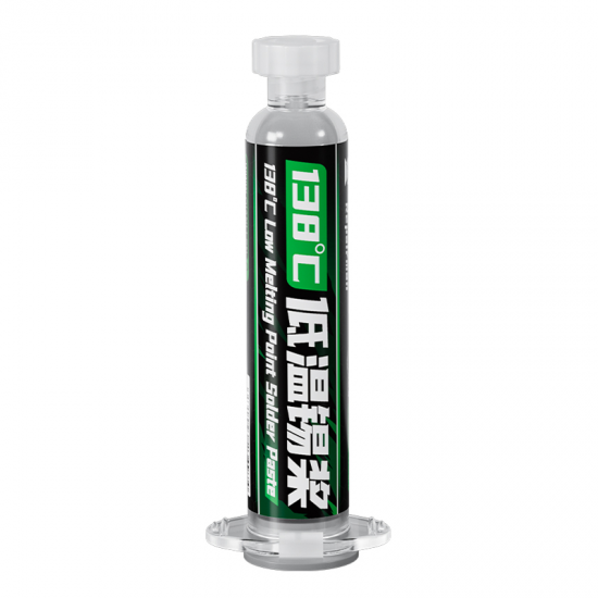 138°C low melting piont solder paste 30g (Tube) 138°C low melting piont solder paste 30g (Tube)
