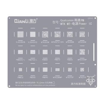 Qianli QS145 Stencil for Qualcomm PM MTK MT-Power IC