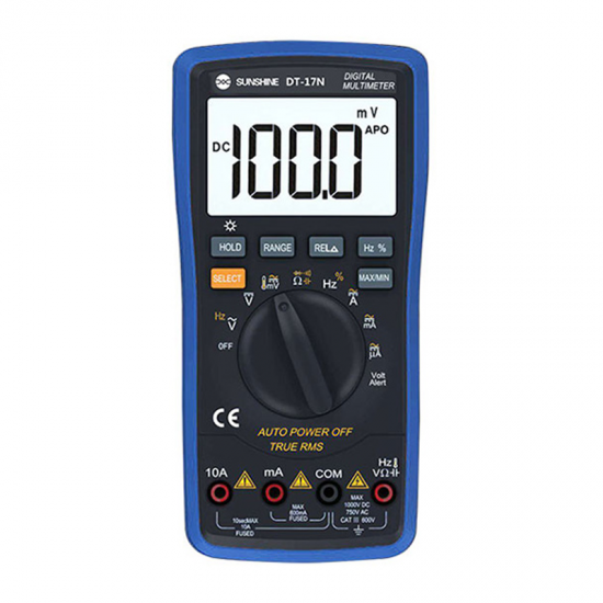 SUNSHINE DT-17N Ψηφιακό πολύμετρο / Digital Multimeter SUNSHINE DT-17N Ψηφιακό πολύμετρο / Digital Multimeter