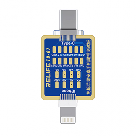 RELIFE TB-07 Disassembly-free IP Android phone charge interface test board RELIFE TB-07 Disassembly-free IP Android phone charge interface test board