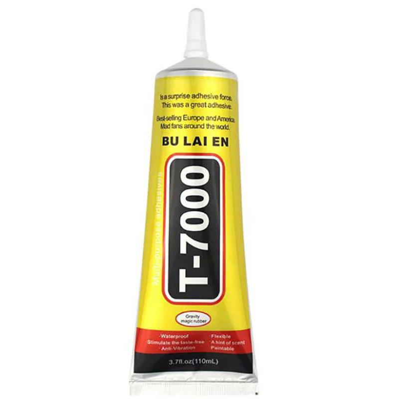 T7000 Zhanlida Silicon Glue Black 110ml