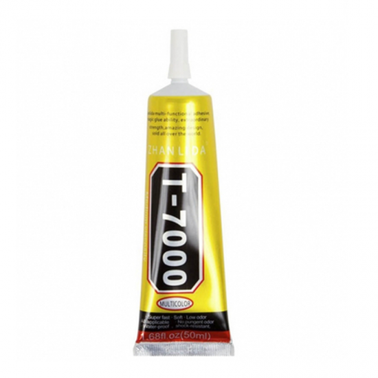Zhanlida - T7000 Κόλλα σιλικόνης Μαύρη / Silicon Glue Black 50ml