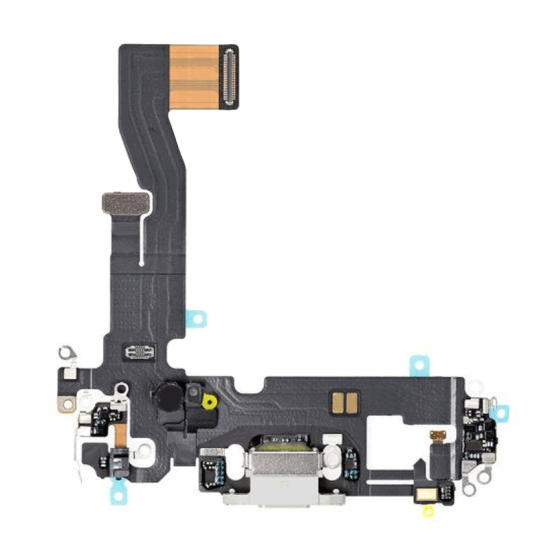 Καλωδιοταινία Φόρτισης / Charging Flex για Apple iPhone 12 / 12 Pro - Χρώμα: Λευκό