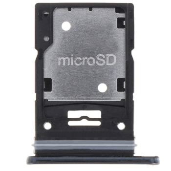 Dual SIM and SD Tray for Samsung Galaxy A53 A513F - Color: Blαck