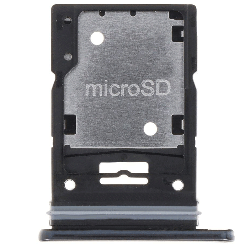 Dual SIM and SD Tray for Samsung Galaxy A53 A513F - Color: Blαck