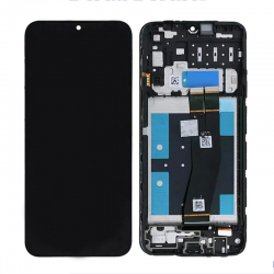 Οθόνη LCD με Μηχανισμό Αφής με Πλαίσιο για Samsung Galaxy A14 A145R - Χρώμα: Μαύρο