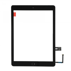 Μηχανισμός αφής Touch Screen και Κεντρικό Κουμπί με Καλωδιοταινία για iPad 5 9.7' A1822 / A1823 - Χρώμα: Μαύρο