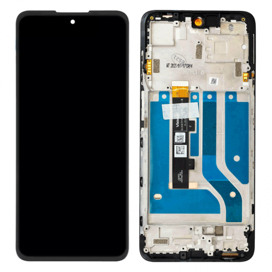 Οθόνη LCD με Μηχανισμό Αφής με Πλαίσιο για Motorola Moto Edge 20 Lite - Χρώμα: Μαύρο Οθόνη LCD με Μηχανισμό Αφής με Πλαίσιο για Motorola Moto Edge 20 Lite - Χρώμα: Μαύρο