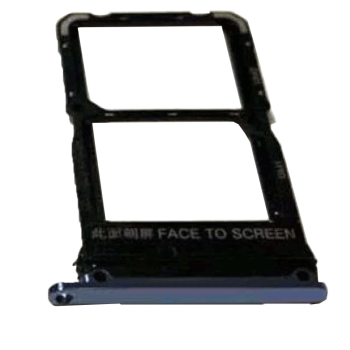 Dual SIM Tray for Xiaomi Mi 10 / 10 Pro   - Color: Black