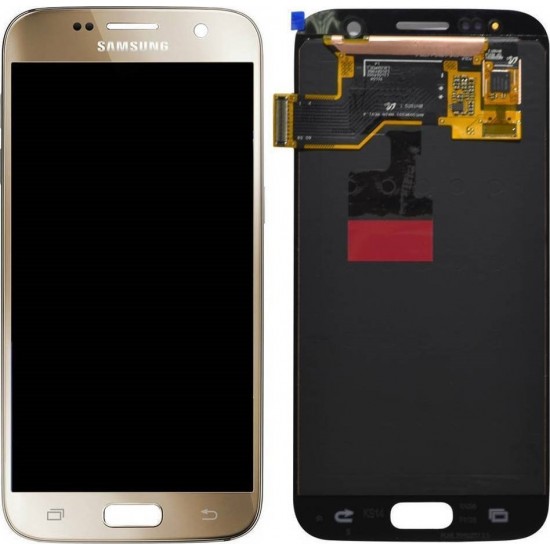 OCG Οθόνη LCD με Μηχανισμό Αφής για Samsung Galaxy S6 G930F - Χρώμα: Χρυσό OCG Οθόνη LCD με Μηχανισμό Αφής για Samsung Galaxy S6 G930F - Χρώμα: Χρυσό