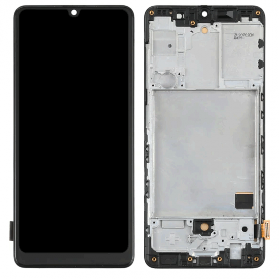 Incell Οθόνη LCD με Μηχανισμό Αφής με Πλαίσιο για Samsung Galaxy A41 A415F - Χρώμα: Μαύρο