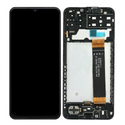 OEM Οθόνη LCD με Μηχανισμό Αφής με Πλαίσιο για Samsung Galaxy A13 5G A137 - Χρώμα: Μαύρο
