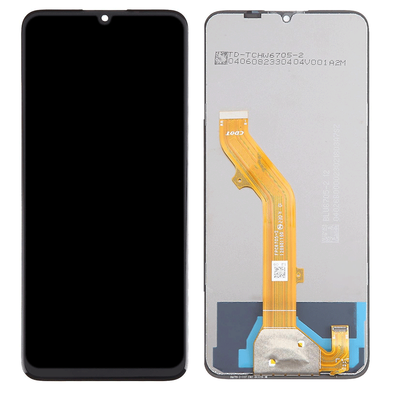 LCD Screen with Touch Mechanism for TCL 40 SE - Color: Black