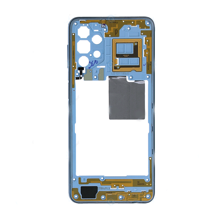 Original Middle Frame for Samsung Galaxy A32 5G A326 GH97-25939C - Color: Blue