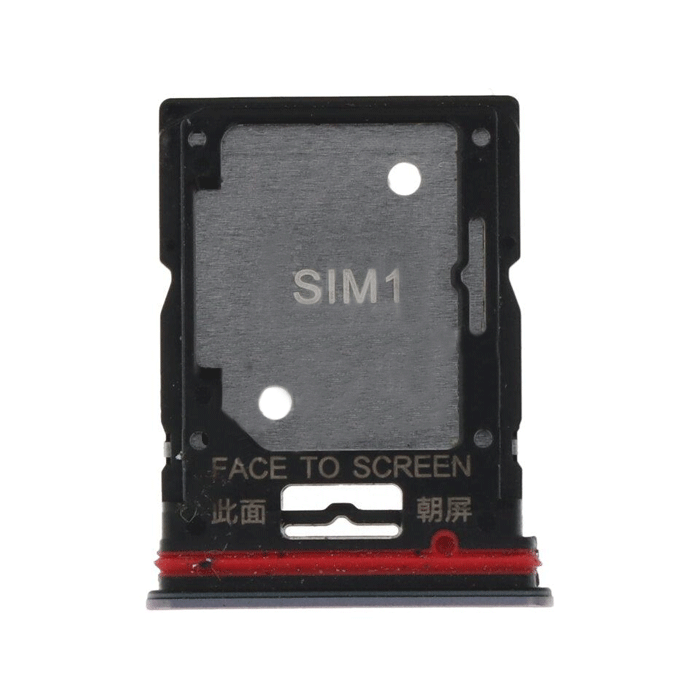 SIM Tray for Xiaomi REDMI NOTE 11 PRO PLUS - Color: Black