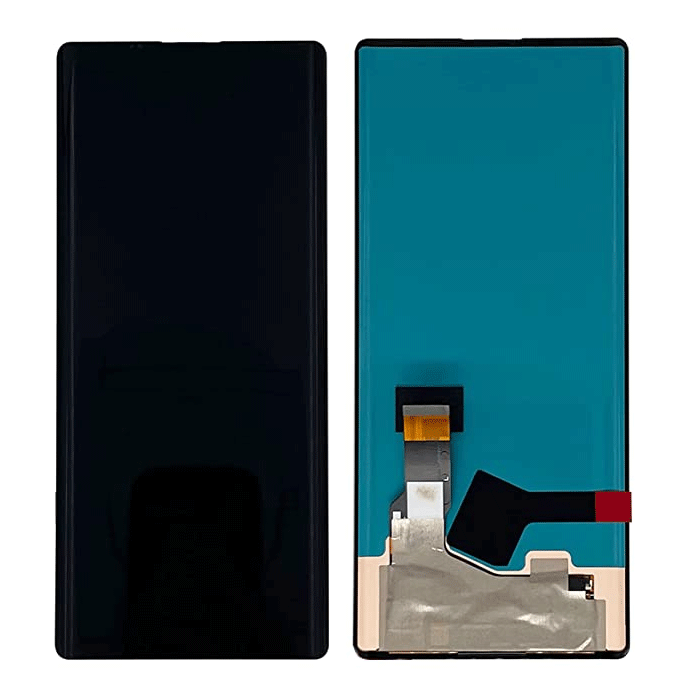 LCD Display With Touch Mechanism For LG Wing 5G Big - Color: Black