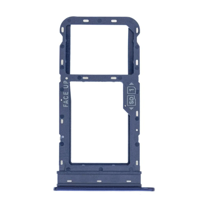 SIM Tray for Motorola MOTO G8 - Color: Blue